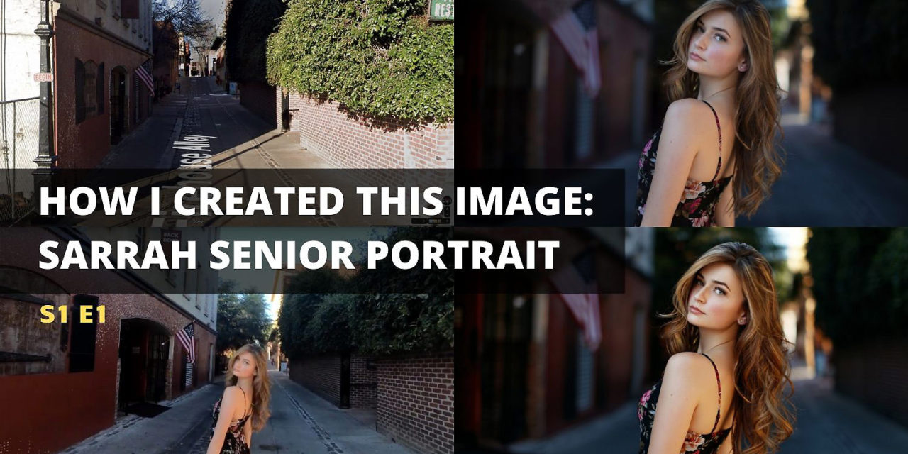 Senior Portrait Photoshoot and Editing Steps