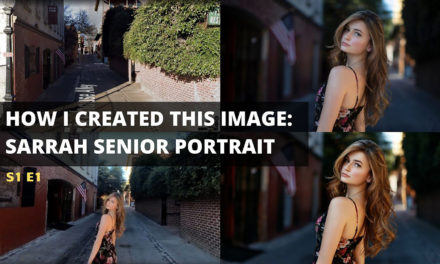Senior Portrait Photoshoot and Editing Steps