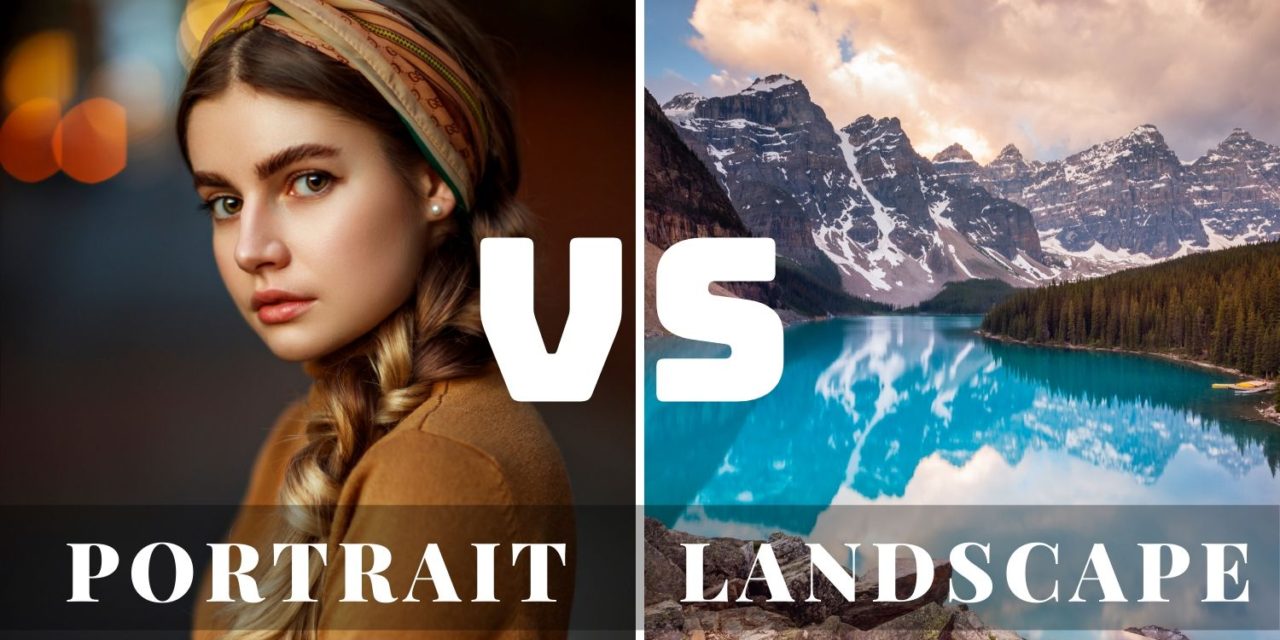 portrait vs landscape posters